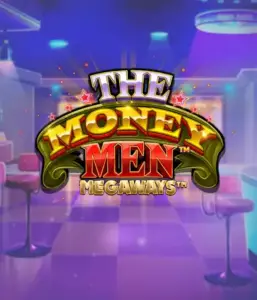 Immerse yourself the dynamic world of The Money Men Megaways slot by Pragmatic Play, highlighting a striking logo with glittering stars against a luxurious casino setting. This image conveys the glamour and excitement of Megaways slots with its eye-catching colors and design. Ideal for gambling fans craving high-energy gaming. 