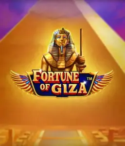 Explore the timeless world of the Fortune of Giza game by Pragmatic Play, showcasing a majestic depiction of a Pharaoh set against the iconic pyramid backdrop. This image portrays the splendor of Egyptian heritage, ideal for fans of Egyptian-themed slots, delivering a fascinating escape.